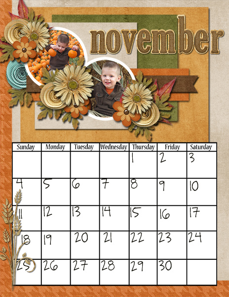 November Calendar