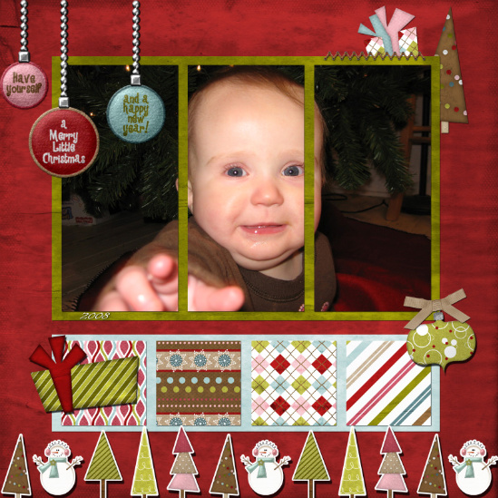 November challenge - Scout's first Christmas