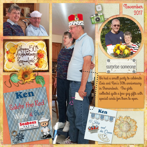 November Pocket challenge template