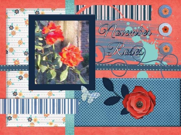 November Roses - September 2016 Mini Kit Challenge