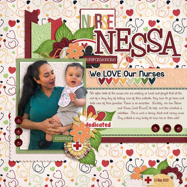 Nurse Nessa and Baby Bruce
