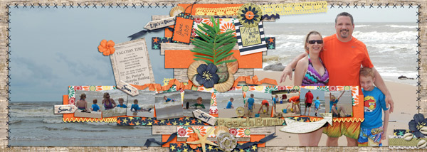 Ocean Play 2 page spread