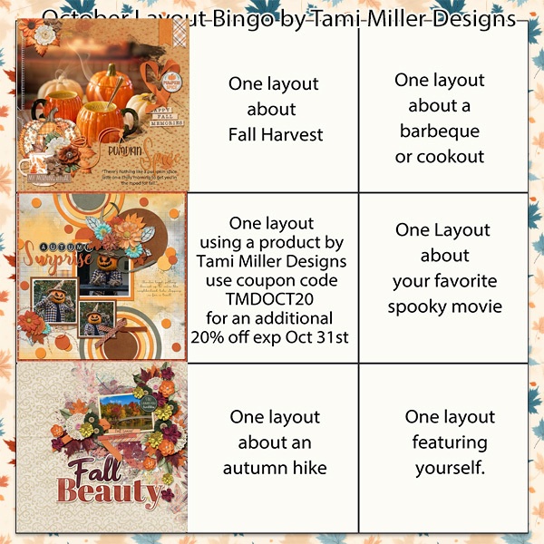 Oct 202 Bingo Layout Board