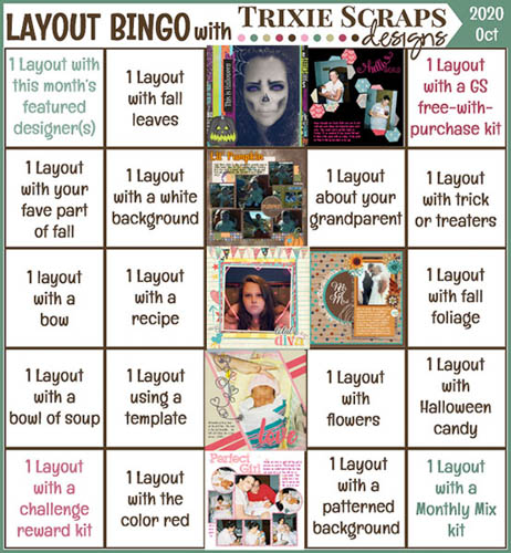 Oct 2020 Layout Bingo