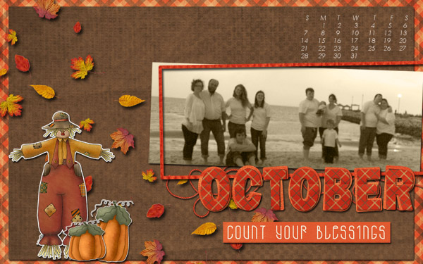 Oct desktop for my Sister