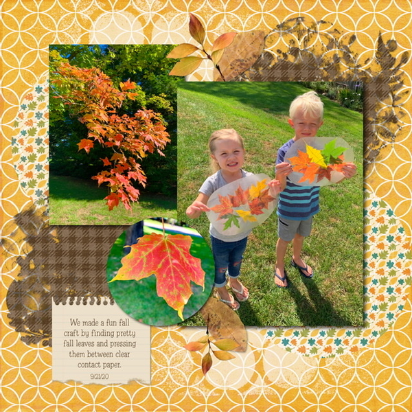 October 2020 Connie Prince Challenge: Fall Craft