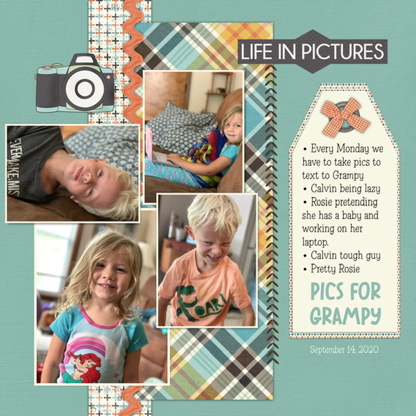 October 2020 Mix It Up Challenge: Pics for Grampy