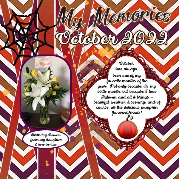 October 2022 My Memories Challenge