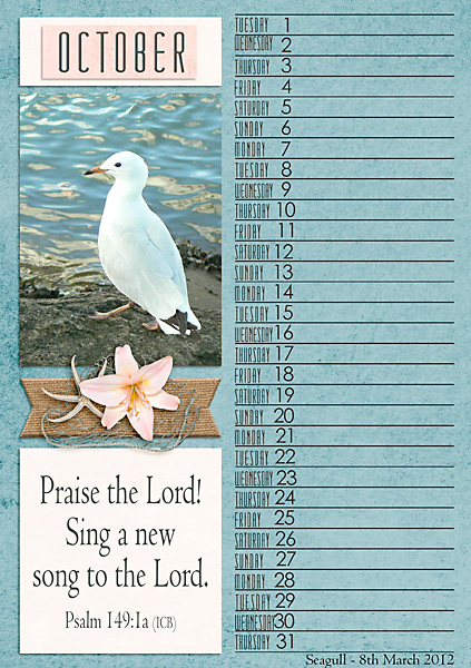 October 2024 Calendar  Page