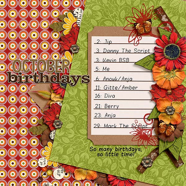 October Birthdays