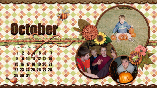 October Calendar