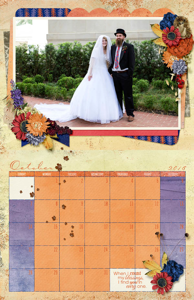October calendar