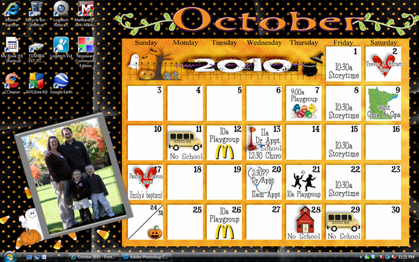 October Desktop