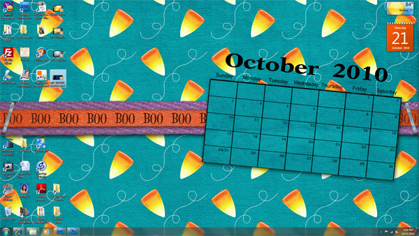 October desktop