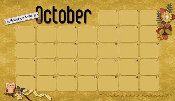 October Desktop