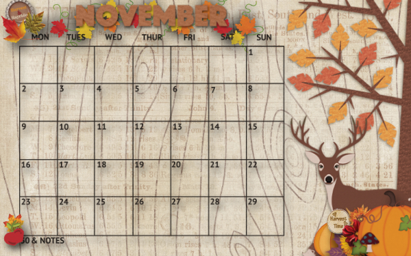 October desktop