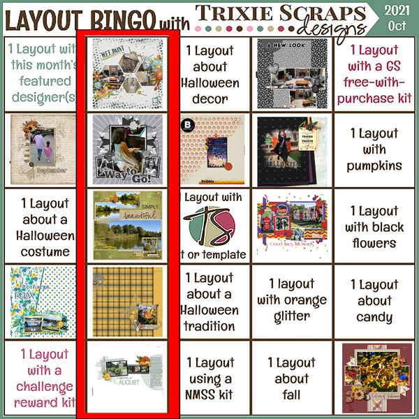 October Layout Bingo