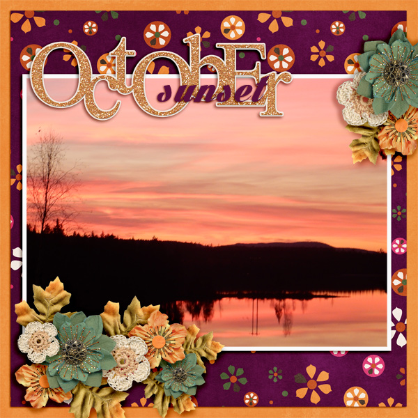October-sunset