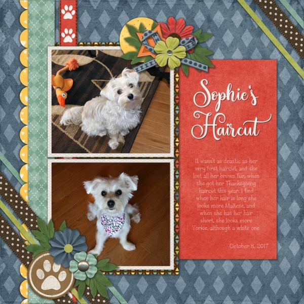 October Template Bundle - Dog