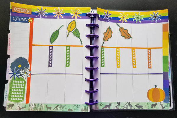 October's Old Moon - classic planner