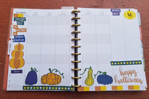 October's Old Moon - homeschool planner