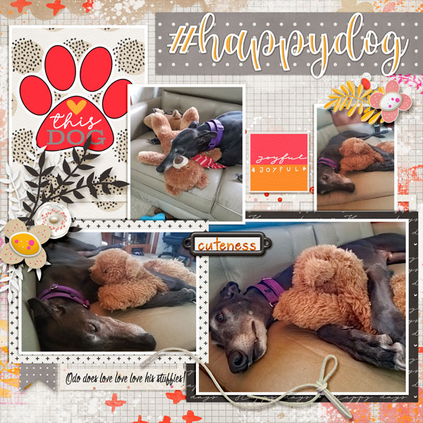 Odo loves his stuffies
