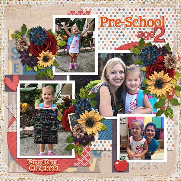 Officially day 1-Pre-K age 2