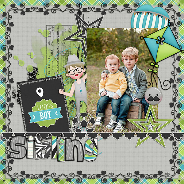 Oh Boys by Cutie Pie Scraps