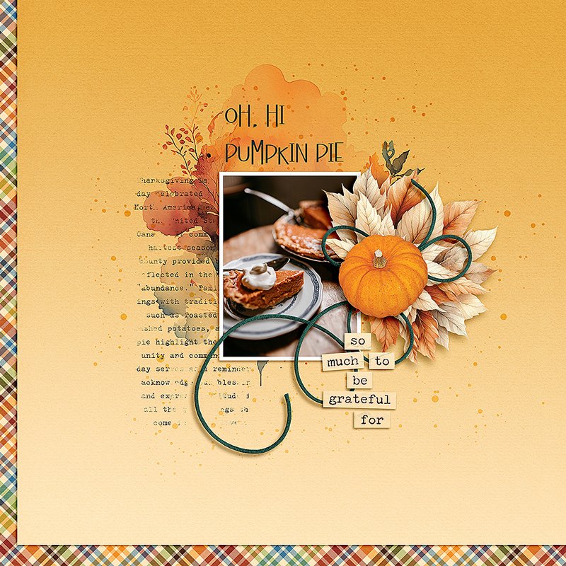 Oh, Hi Pumpkin Pie