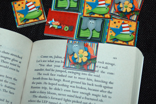 oh the places bookmarks