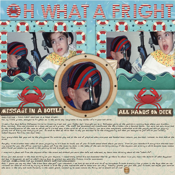 Oh What A Fright - week 2 - 2015 Survivor Challenge