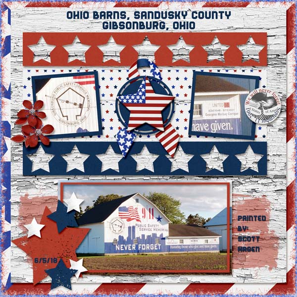 Ohio Barns 9-11 tribute