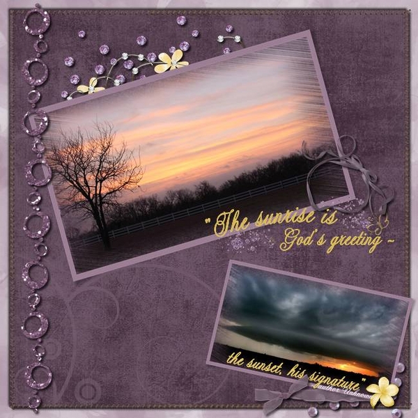 Oklahoma Sunrise and Sunset