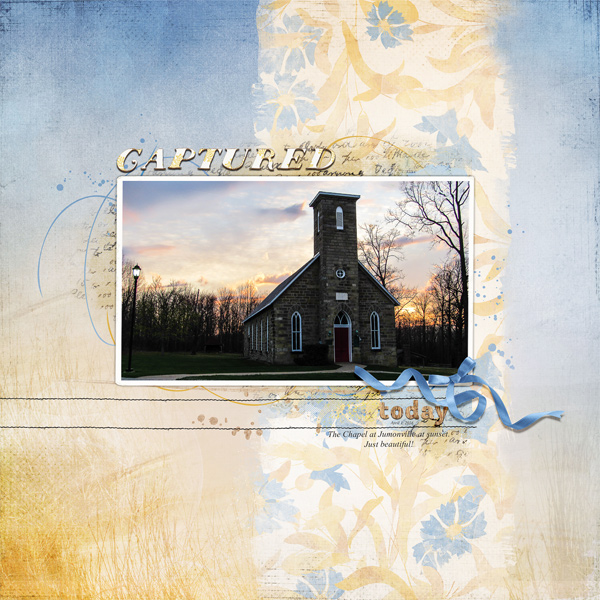 Old Church at Sunset