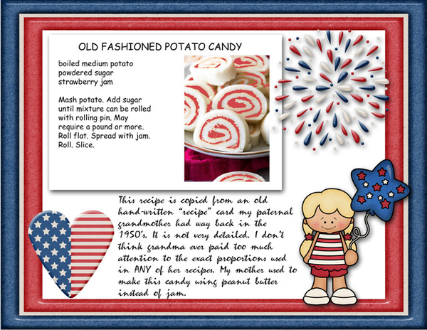 OLD FASHIONED POTATO CANDY