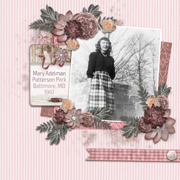 Old Fasioned Girl-Scrapbookcrazy