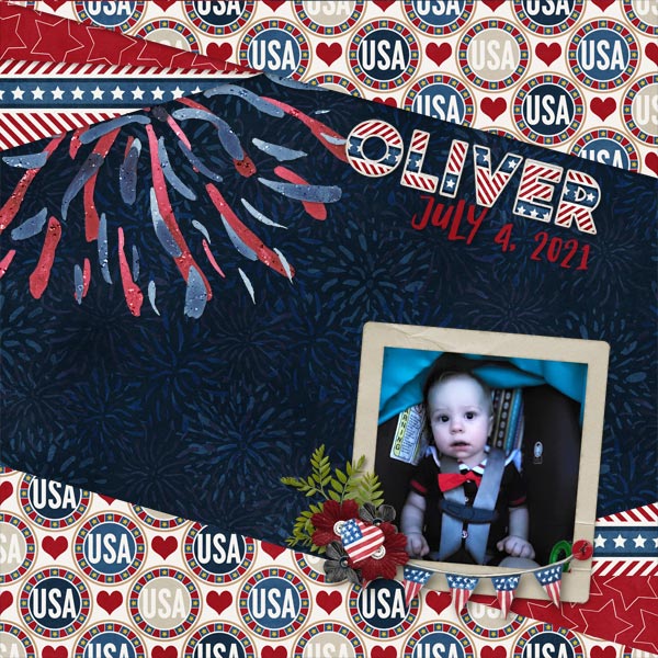 Oliver First 4th of July