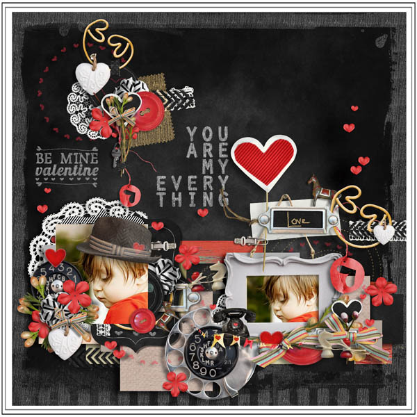 On Chalkboard: First Love