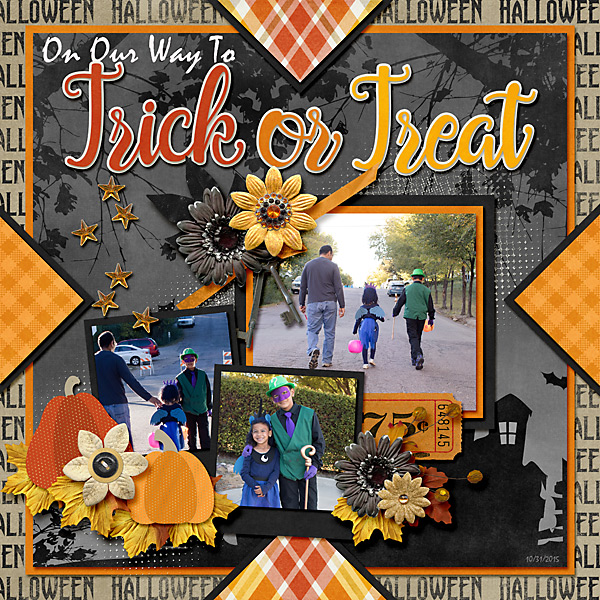 On Our Way to Trick or Treat
