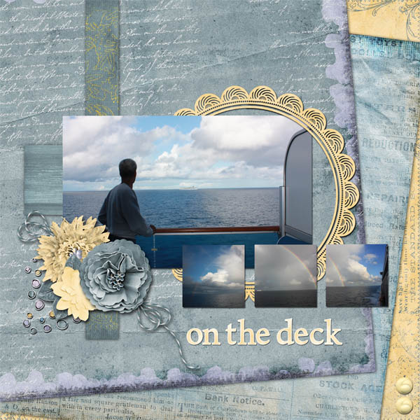on the deck