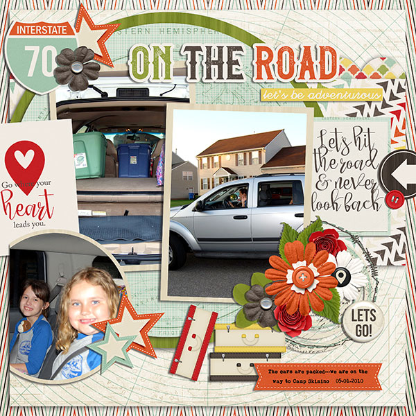 on the road
