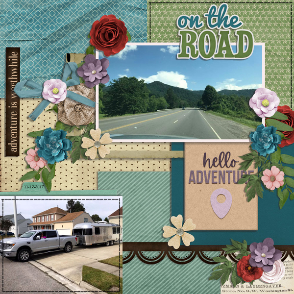 on the road