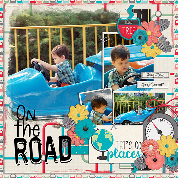 on the road