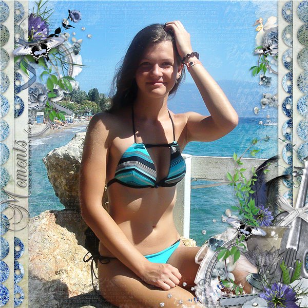 on the sea