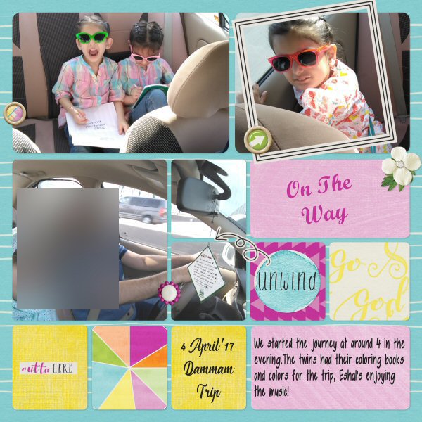 on the way