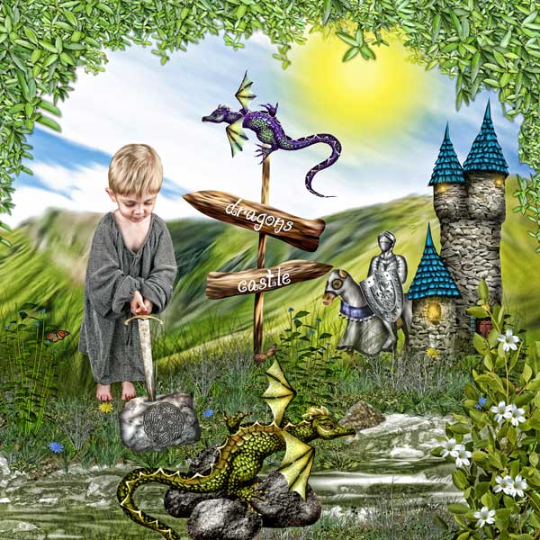 Once upon a time ... A knight