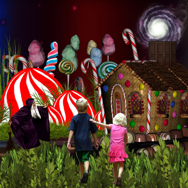 Once upon a time Hansel + Gretel