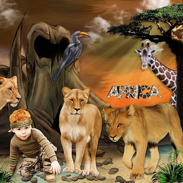 Once upon a Time the King of the Savannah