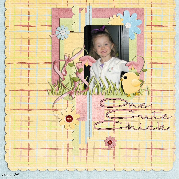 one cute chick