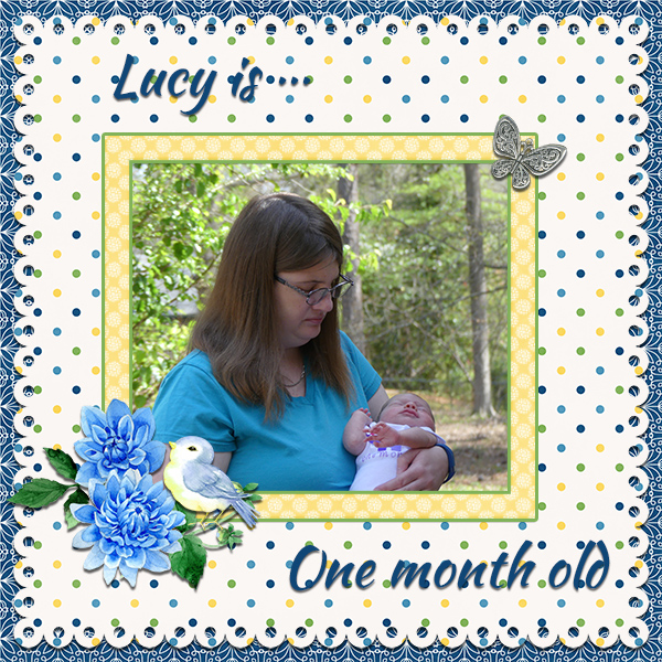 one month old